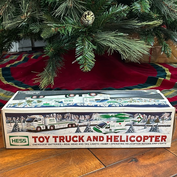 HESS Other - NEW (VTG) 2006 HESS trucks Toy Truck and Helicopter